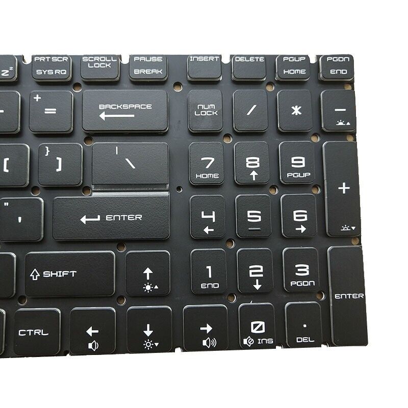 Laptop Backlit MS17FK Keyboard For MSI Bravo 17 / 17 A4DDK MS-17FK English US