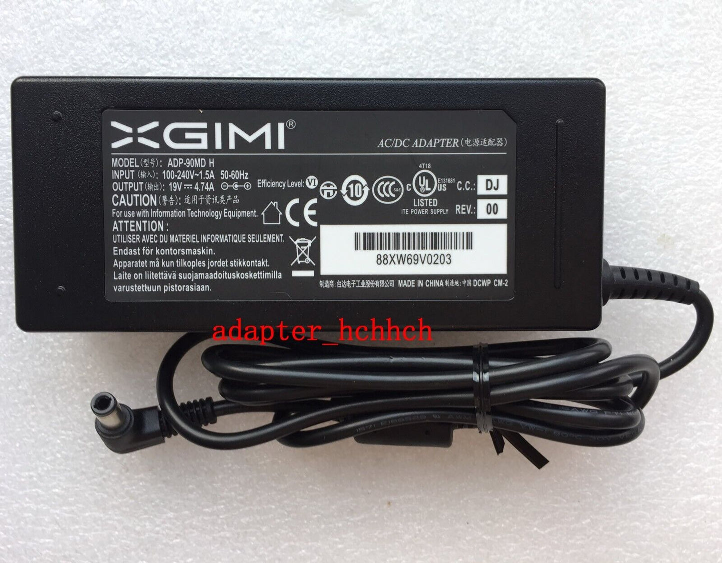New Original 19V 4.74A Adapter for XGIMI Halo Plus WM03A portable LED projector@