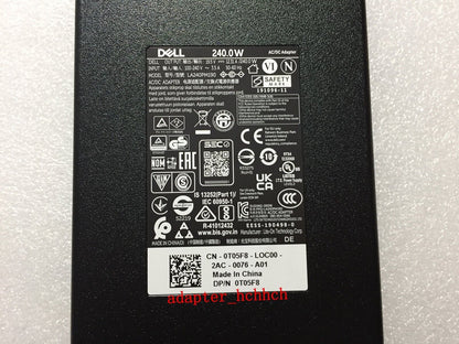 New Original Dell 240W Adapter for Dell G15 5510/RTX3060 DA240PM190 LA240PM190@@