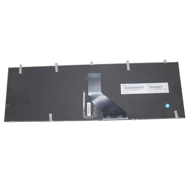 UK Keyboard For CLEVO W370ET MP-12A36GB-4301W 6-80-W3700-190-1 MP-13H86GBJ4309