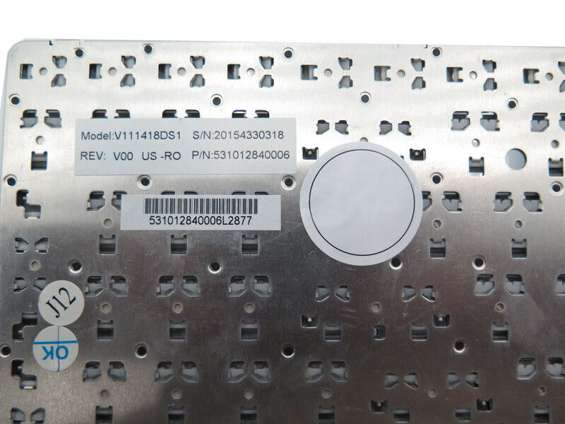 Keyboard For Getac V111418DS1 V00 US-RO 531012840006 531012840006L2877 English