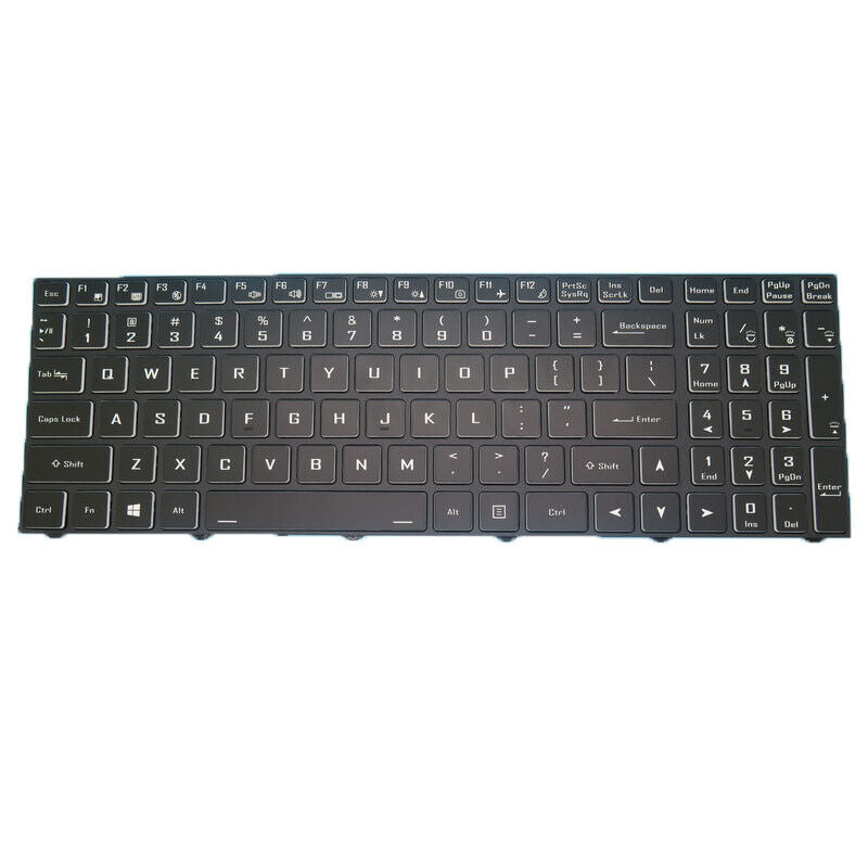 US Backlit Keyboard For CLEVO N15Z3 PB70 PB71 PB50 PB51 CVM18H93US9430 English
