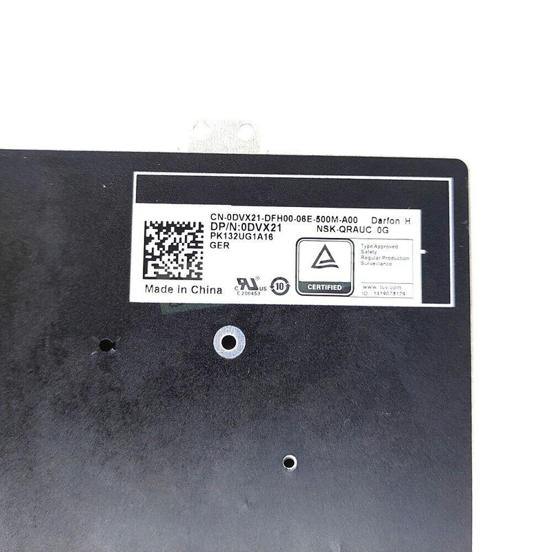 German Keyboard For DELL Latitude 7410 0DVX21 DVX21 PK132UG1A18 Without Backlit