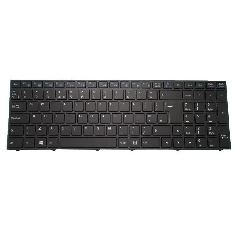 Backlit UK Keyboard For CLEVO N350DV N350DW N550RC N550RN N551RC N650DU N750WU