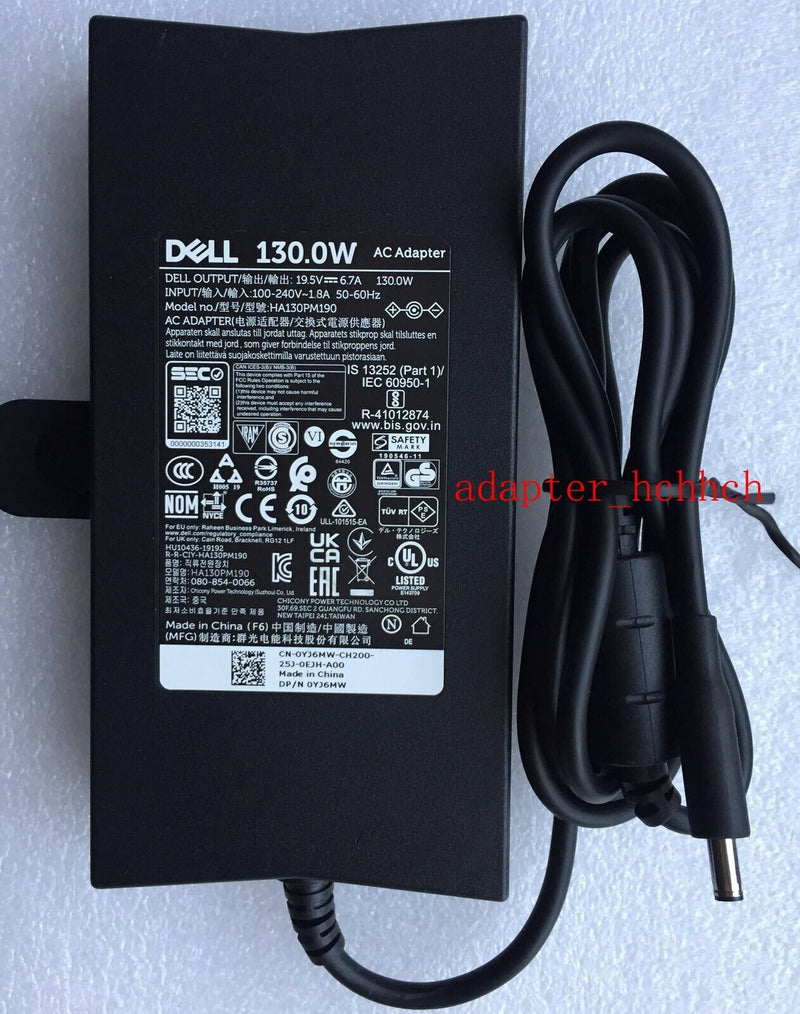 New Original Dell 130.0W Adapter for Dell OptiPlex 5000 Micro HA130PM190 Desktop