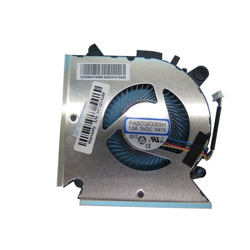 CPU FAN For MSI GF63 GF65 GF75 MS-16R1 MS-16R2 PABD08008SH-N413 E330800760MC202K