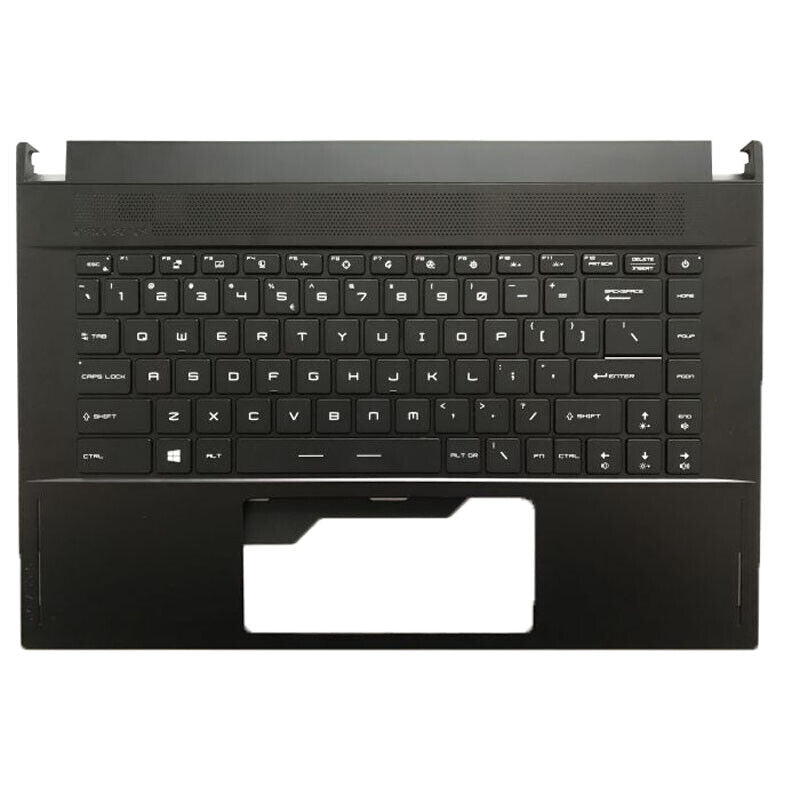 RGB Backlit PalmRest&US Keyboard For MSI GS66 Stealth MS-16V1 GS66 10SD 10SE SF