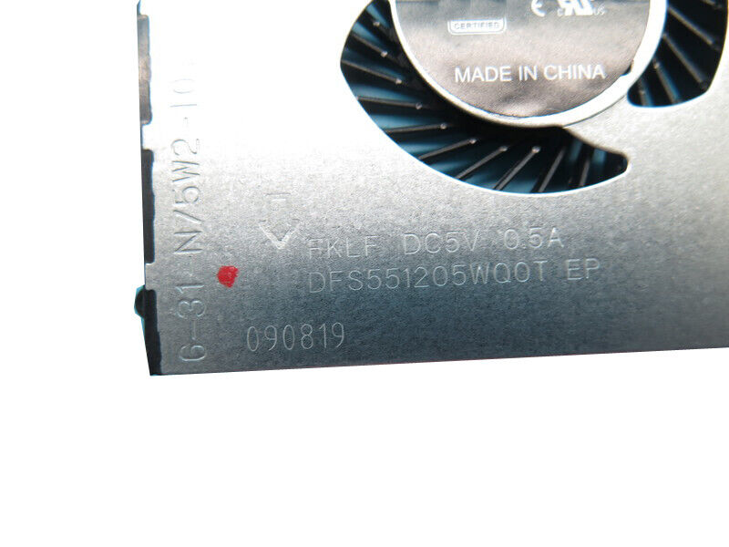 4PIN CPU Fan For CLEVO NJ50CU NJ51CU NJ50/NJ51ZU NJ50/NJ51GU NJ50/NJ51LU NJ70CU