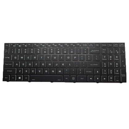 US English Backlit Keyboard For CLEVO NH50AC CVM19N23USJ4304 6-80-X1710-010-1