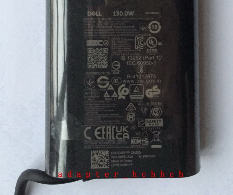 New Original Dell XPS 17 9730/i9-13900H/RTX 4070 HA130PM170 130W 20V/5V Adapter@