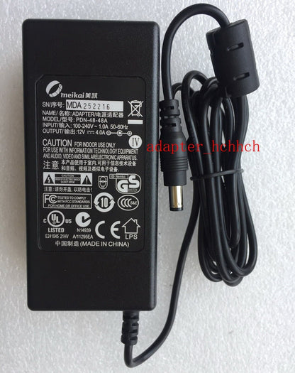 New Original 12V 4A AC/DC Adapter for KeeTouch KOT-0320U-CA4P PCAP Touch Monitor