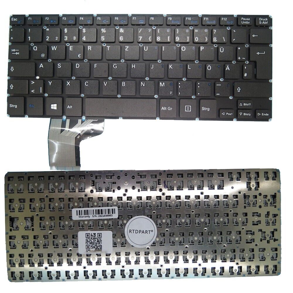 Laptop Keyboard For MEDION AKOYA E2294 MD62700 30026271 30025429 German GR Black
