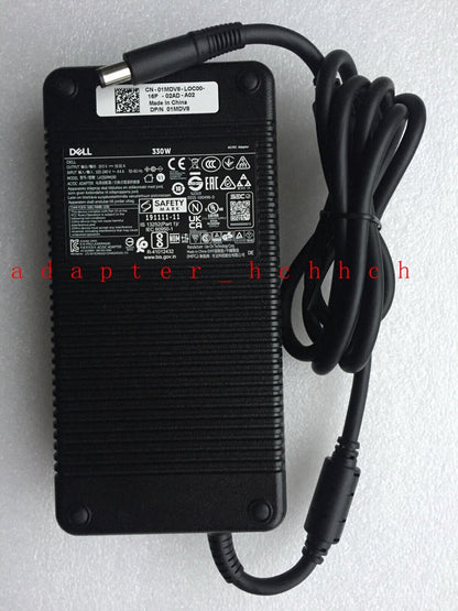 New Original Dell Alienware m17 R4 LA330PM190 19.5V 16.92A 330W AC Adapter&Cord@