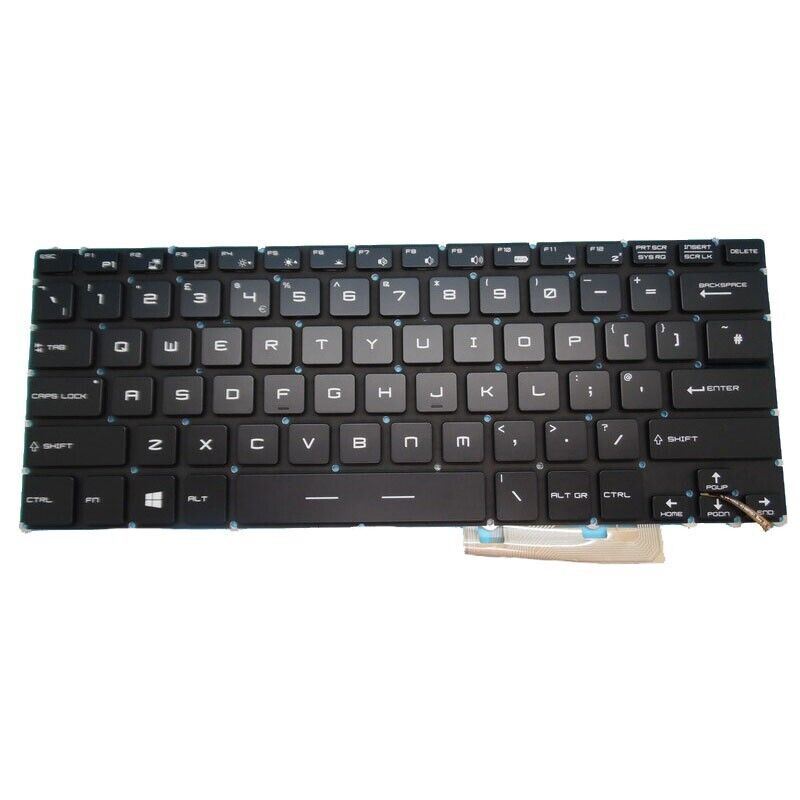 UK Backlit Keyboard For MSI GS30 2M GS32 7QE GS40 6QE 6QD GS43VR 6RE 7RE MS-14A1