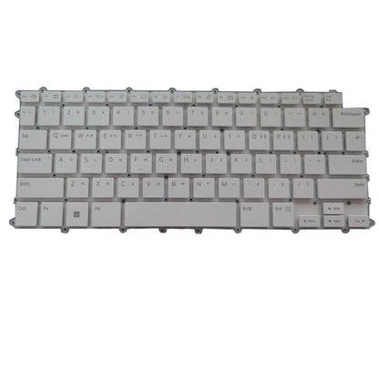 White Laptop Backlit Keyboard For LG KT0120B7ES03KRA00 AEW74231101 Korean KR