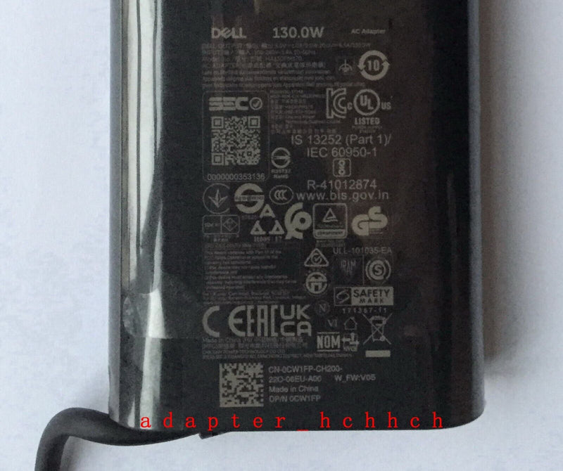 New Original Dell 130W Type-C Cord/Charger Precision 3571 DA130PM200 HA130PM170@