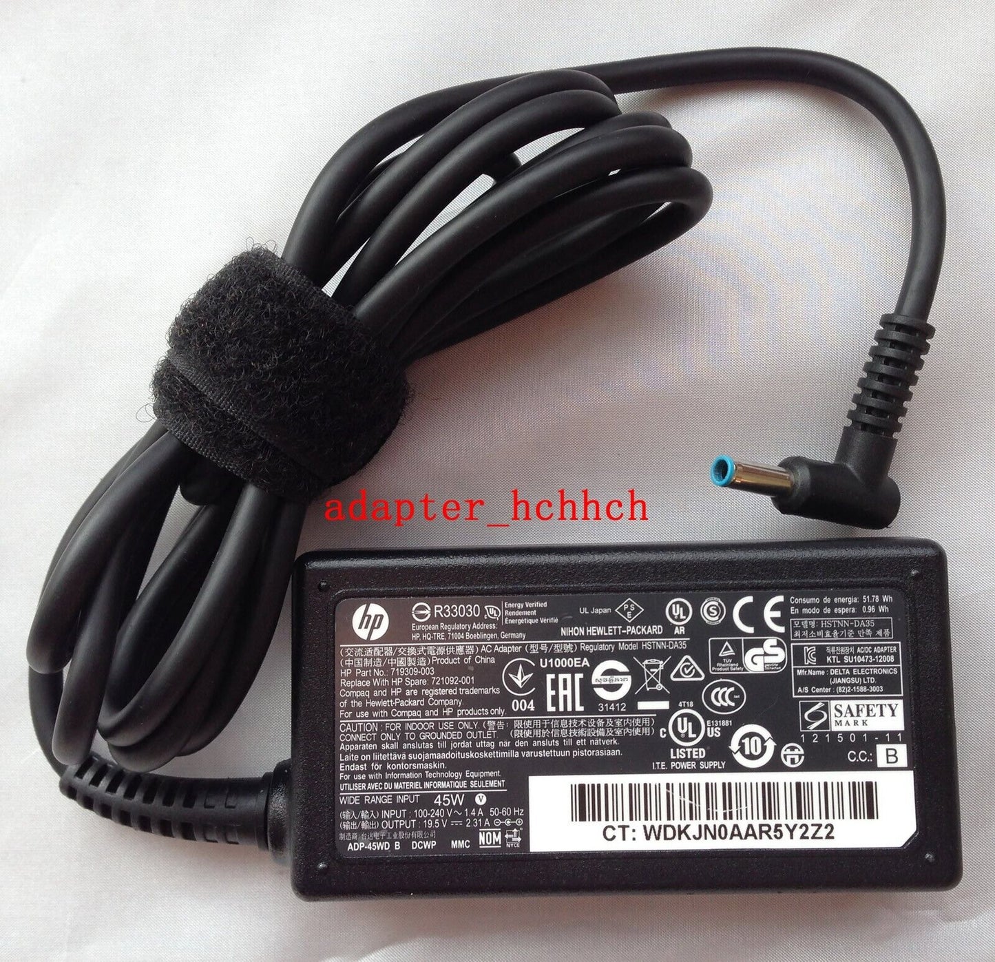 New Original HP HSTNN-DA35 719309-003 721092-001 ADP-45WD B 45W 19.5V AC Adapter