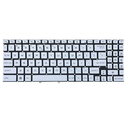 Monochrome Backlit US Keyboard For MSI Summit E16 Flip A11UCT A11UDT A12UCT A12U