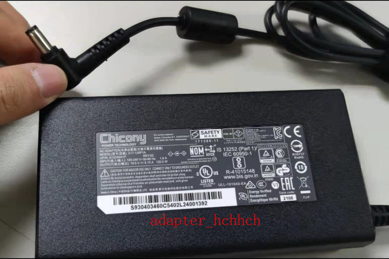 New Original Chicony 19.5V 6.15A Adapter for MSI Modern AM242TP 11M-873US AIO PC
