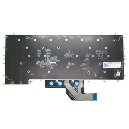 US Keyboard For Alienware M15 R2 R3 03CN77 3CN77 NSK-QGBBC 1D PK132KH1B01 White