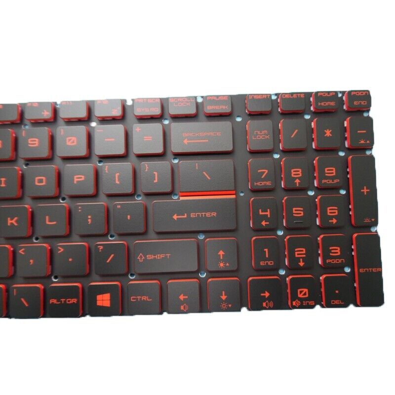 Laptop Red Backlit MS17FK Keyboard For MSI Bravo 17 / 17 A4DDR MS-17FK English