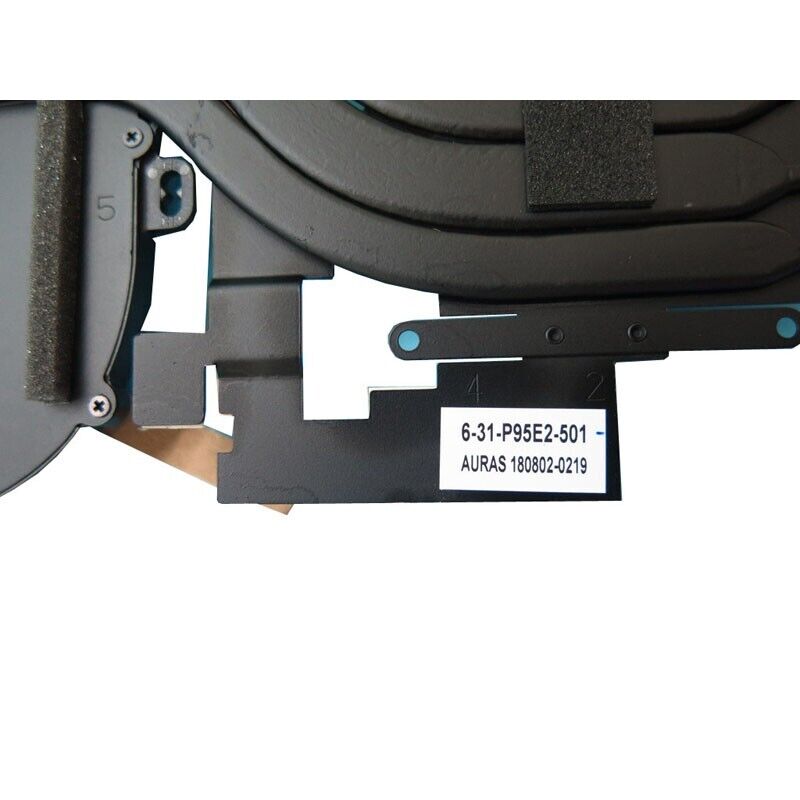 4PIN FAN&Heatsink For CLEVO P950 P950ER 6-31-P95E2-101 6-31-P95E2-501 P950ER-GPU
