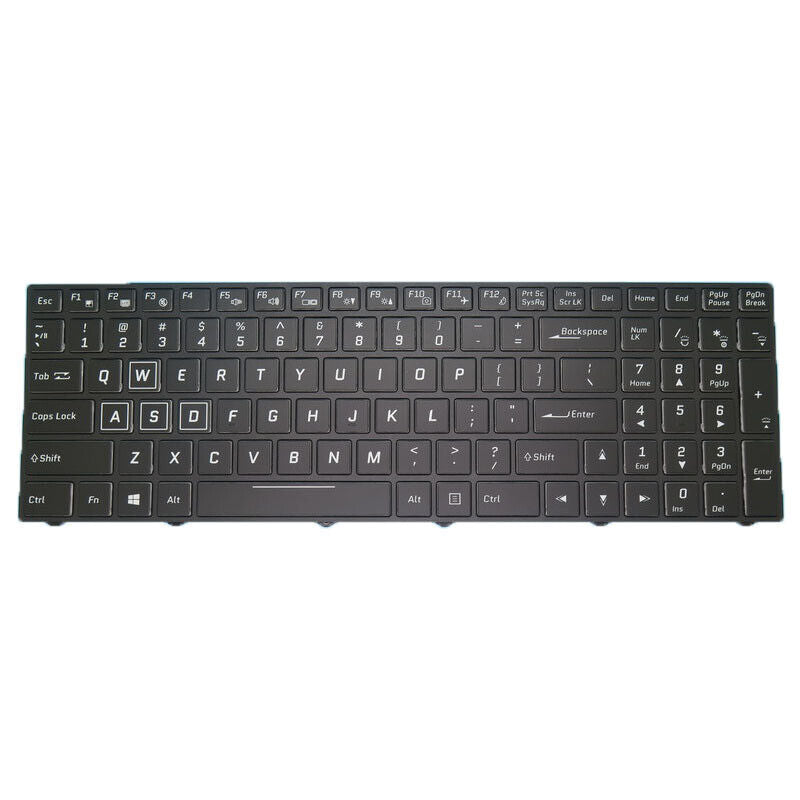 English Backlit Keyboard For CLEVO P950HR P955HR P950RF P955EP6 P950ER P955ER