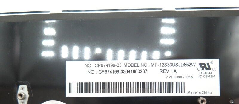 English US Keyboard For Fujitsu Q775 Q737 Q736 T725 T726 CP674199-03 Backlit New
