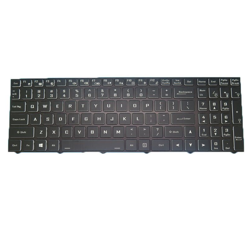 English US Backlit Keyboard For CLEVO N150ZU NL50NU NL52NU NL53NU NL50RU NL53RU