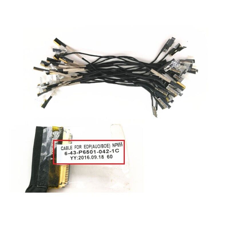 30PIN LCD Cable For CLEVO P650SE NP655 P650RS 6-43-P6501-042-1C 6-43-N1501-012-N