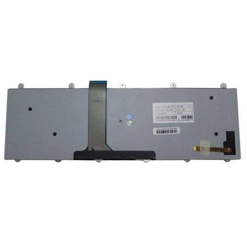 UK Backlit Keyboard For CLEVO P157SM P177SM V132150BK3 6-80-P17S0-190-3 P370SM