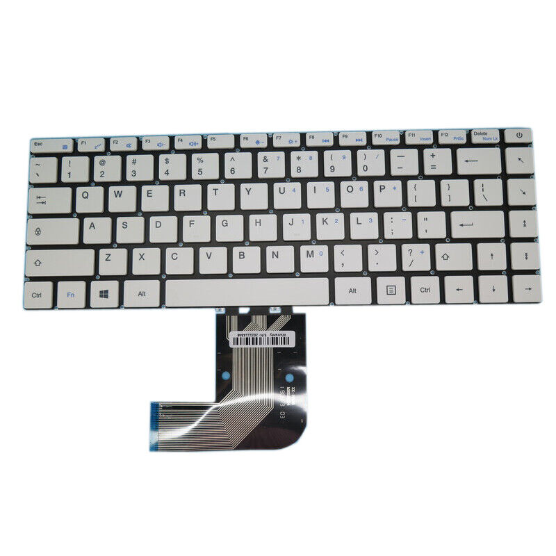 White Keyboard For Teclast F7 PLUS F7S MB3181004 PRIDE-K3892 English NO Backlit