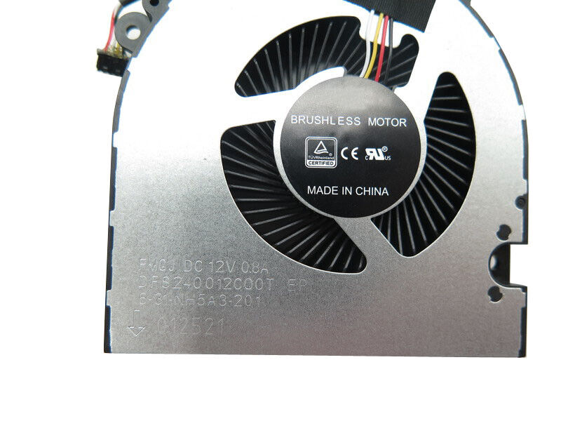 CPU FAN For CLEVO NH50AC NH55AC NH57AC NH57AF1 FMGJ DFS240012CQ0T-FMGJ 0.80A