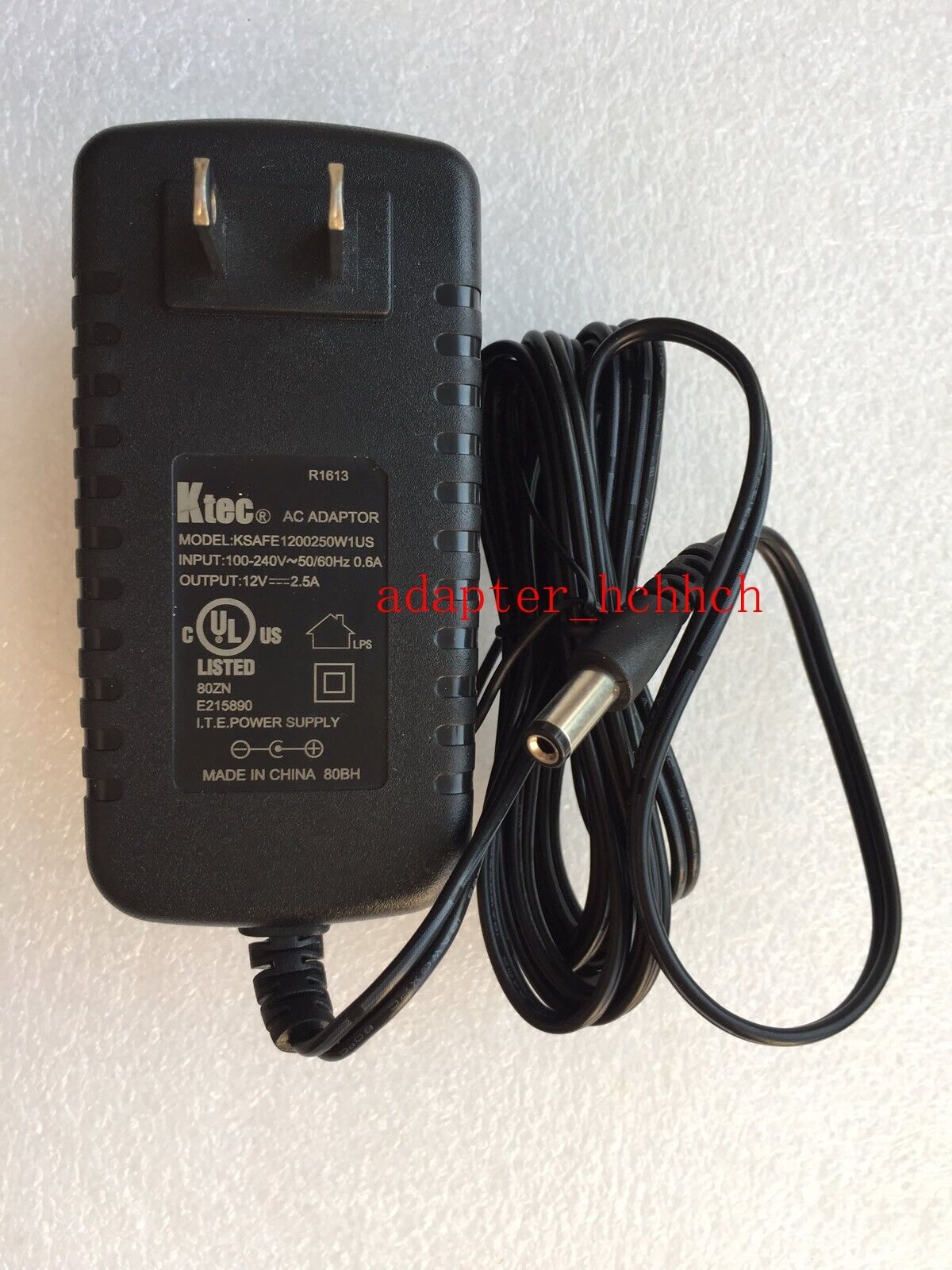 Ktec Rl12 New Original Ktec 12V 2.5A AC/DC Adapter for ELO ET2494L LCD Touchscre ...