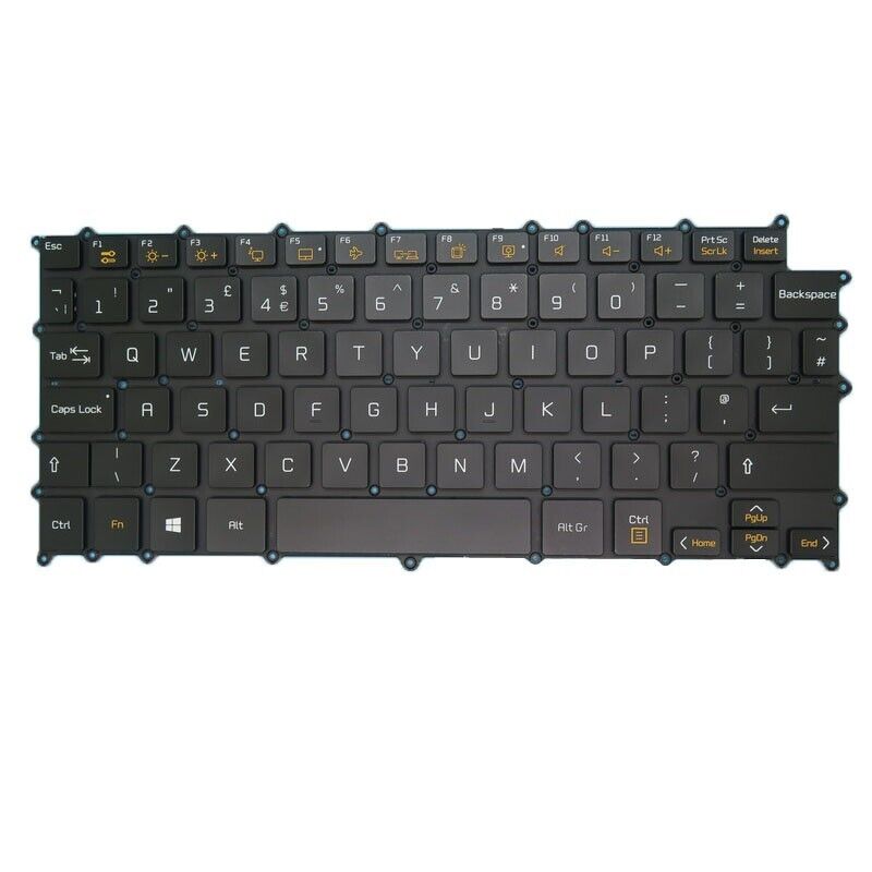 Backlit UK Keyboard For LG 14Z990 14Z990C 14Z990-G LG14Z99 14ZD990 14ZB990 Black
