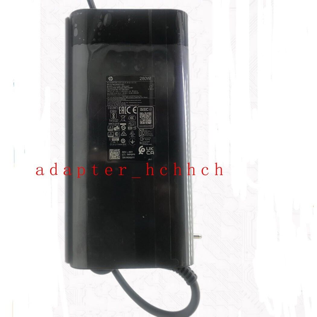 New Original HP OMEN 16-k0118TX 16-k0119TX TPN-LA27 M94073-001 280W Adapter&Cord