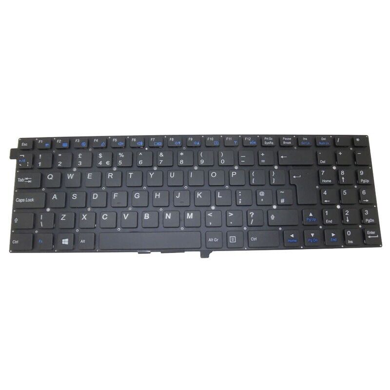 UK Keyboard For CLEVO W550EU W550EU1 MP-12C96GB-430W 6-80-W5500-192-1 No Frame