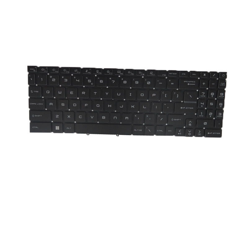 RGB Backlit Keyboard For MSI CreatorPro Z16P-B12U Z16P B12UMST B12UKST English