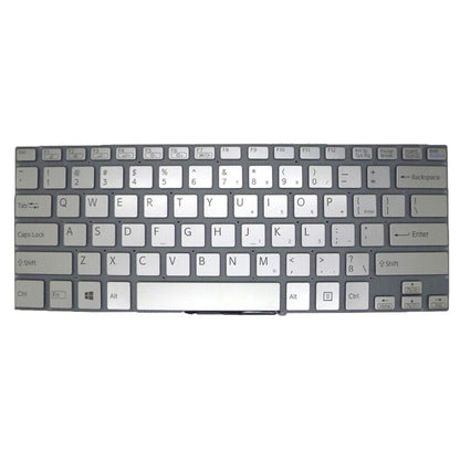 US Keyboard For SONY VAIO SVF14A 9Z.NABBQ.101 149238521US V141206CS1US Silver