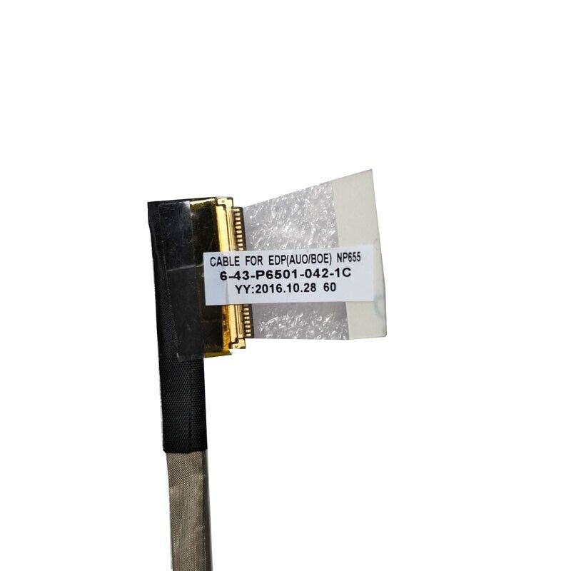 30PIN LCD Cable For CLEVO P650SE NP655 P650RS 6-43-P6501-042-1C 6-43-N1501-012-N