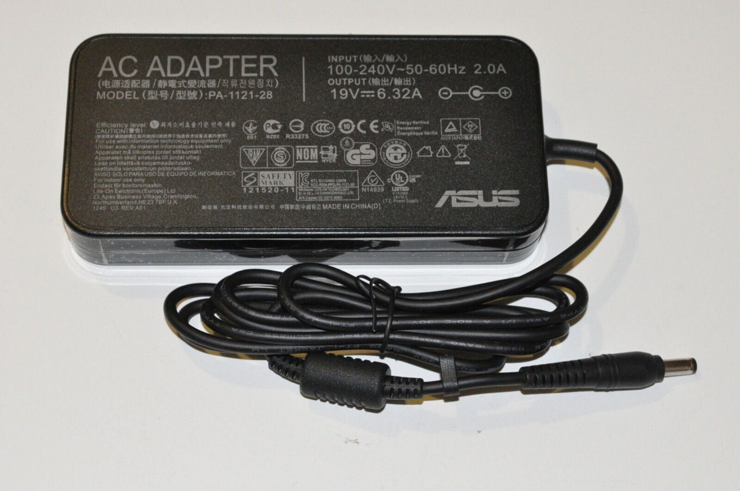 New Original 19V 6.32A Adapter for XGIMI Z8X XJ05Q XJ06Q XJ07Q XJ08Q Projector