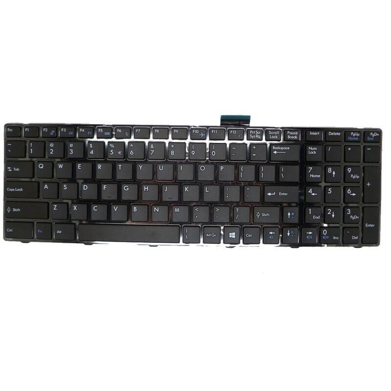 NO Backlit Keyboard For MSI GE60 2OC 2OD 20E 2PL 2QL GE70 2OC/OD 2PC 2PE English