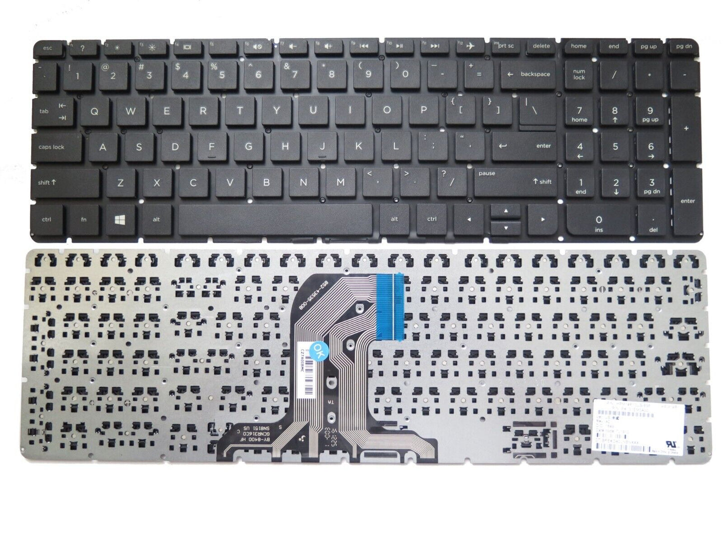 US Keyboard For HP 250 G4 255 G4 256 G4 15-AY000 15-AC000 15-AF00 HPM14P13US-698