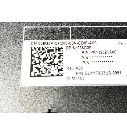 US Keyboard For DELL Latitude 3180 3189 3190 3300 3310 3380 3190 2-in-1 036G3P