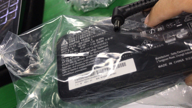 New Original MSI GS66 Stealth 10SF-004FR ADP-230GB D 230W 20V Delta Slim Adapter