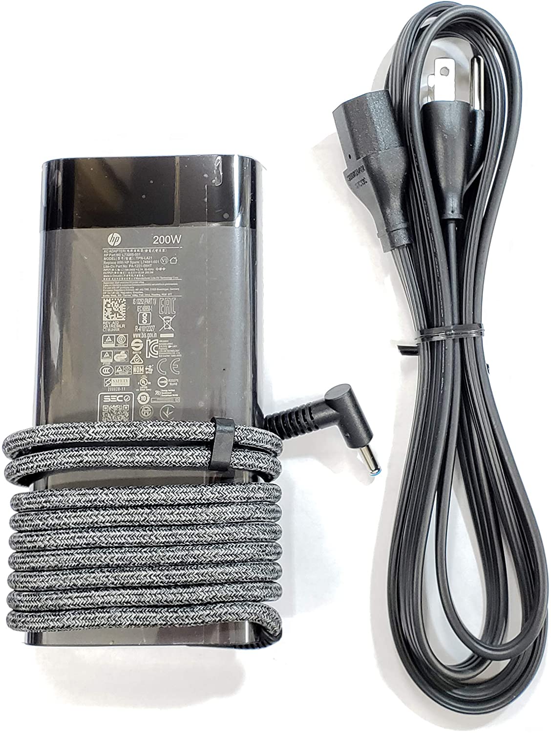 Original For HP 19.5V 10.3A 200W AC Adapter for HP ZBook 17 G5 Series, HP Laptop 15-dc0000 Series, Compatible with P/N: TPN-DA10, L00818-850, L00895-003, ADP-200HB B, W2F75AA.