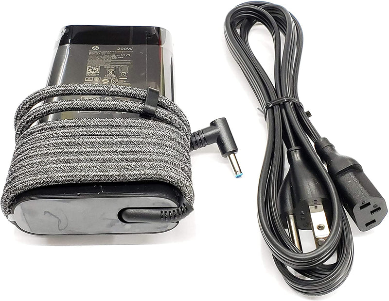 New Replacement For HP 200W AC Adapter For HP OMEN 15 15t 17 17t ZBook 15 17 G3 G4 G5 ZBook Studio G3 G4 G5 Pavilion Gaming 15-cx, Compatible P/N: L73385-001, TPN-LA21, L74881-001, PA-1201-08HT.
