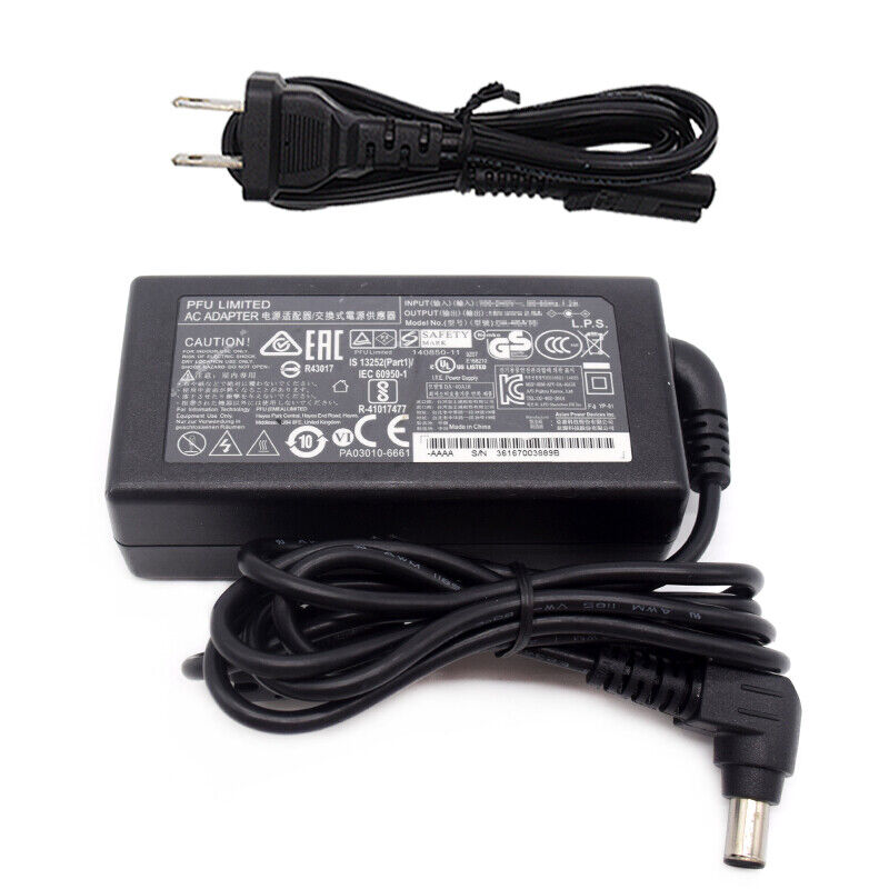 Fujitsu DA-40A16 AC Adapter Power Charger for Fujitsu ScanSnap iX1600 Scanner
