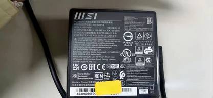 MSI 100W A21-100P1A 20V 5A USB Type-C A100AP05P P14 P15 A12 E16 MS-16S8 Charger