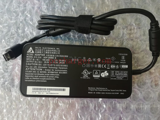 New Original MSI GP76 Leopard 10UH/RTX3080 ADP-280BB B Delta 280W 20V AC Adapter